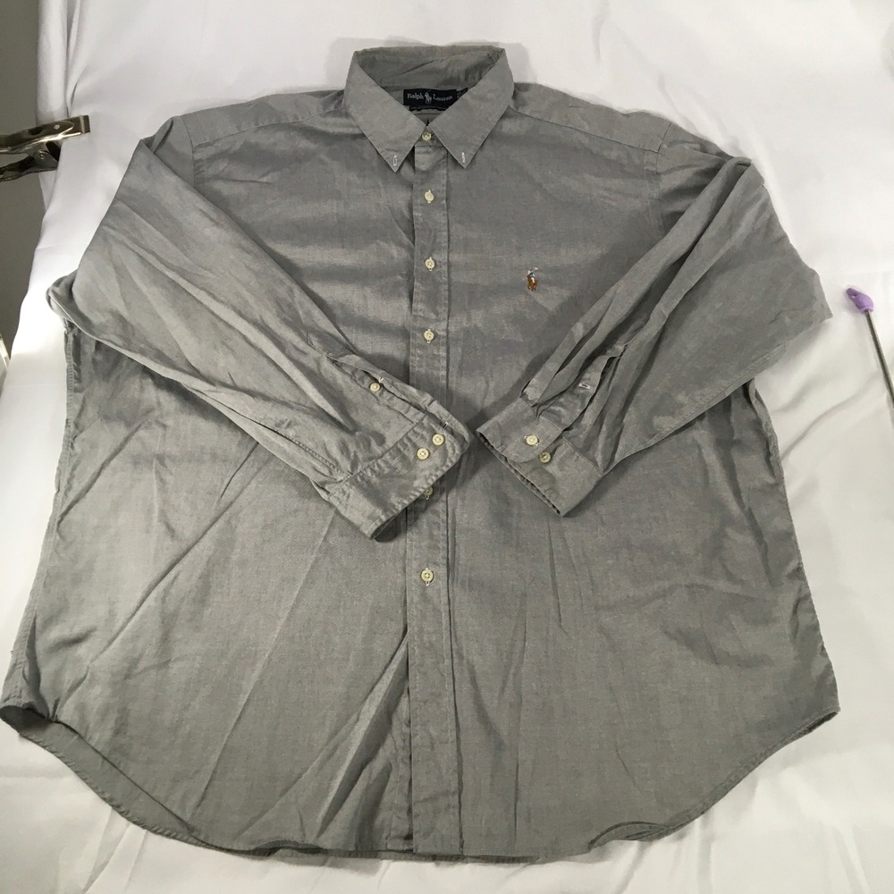 Ralph Lauren Yarmouth Shirt Button Down Mens Long Sleeve‎ Dress Shirt Size 40 - Picture 8 of 8